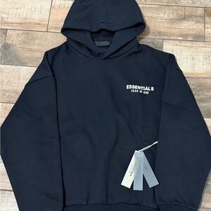 Fear of God Essentials Black Hoodie
